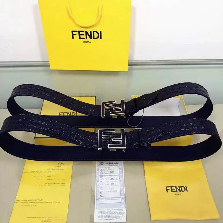 Fendi Belt 38mmX95-125cm 7D52
